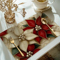 Christmas Poinsettia Placemat