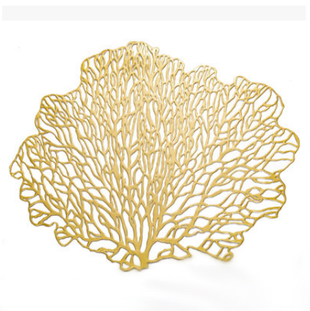 Luxury Gold PVC Placemat